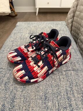 Nobull Red, White & Blue Ripstop Spikeless Golf Shoes